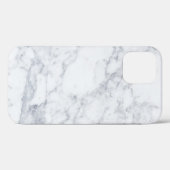 Witte marmer Case-Mate iPhone case (Achterkant (horizontaal))