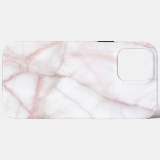 Witte marmer Case-Mate iPhone case (Achterkant (horizontaal))