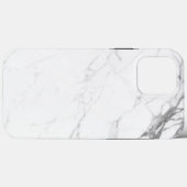 Witte marmer Case-Mate iPhone case (Achterkant (horizontaal))