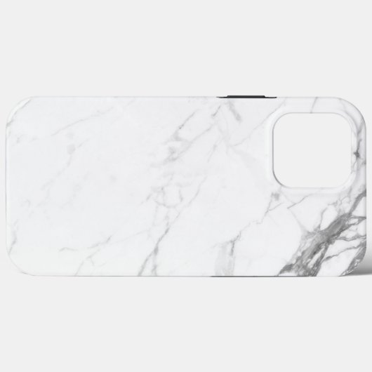 Witte marmer Case-Mate iPhone case (Achterkant (horizontaal))