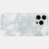 Witte marmer Case-Mate iPhone case (Achterkant (horizontaal))