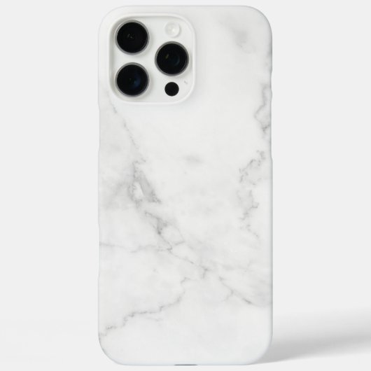 Witte marmer Case-Mate iPhone case (Achterkant)