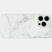 Witte marmer Case-Mate iPhone case (Achterkant (horizontaal))