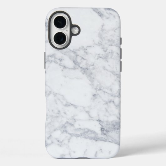 Witte marmer Case-Mate iPhone case (Achterkant)