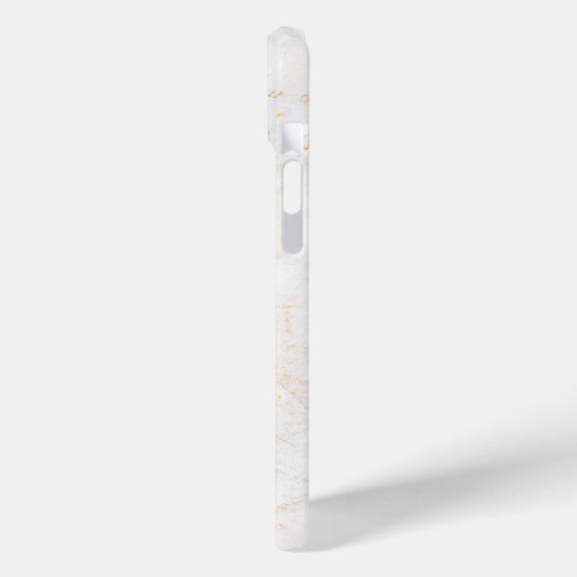 Witte marmer Case-Mate iPhone case (Achterkant / Links)