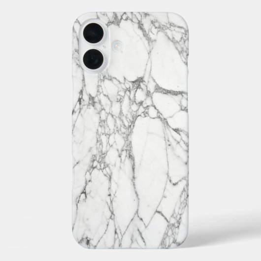 Witte marmer Case-Mate iPhone case (Achterkant)