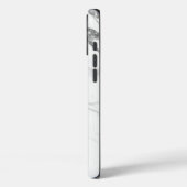 Witte marmer Case-Mate iPhone case (Achterkant / Links)