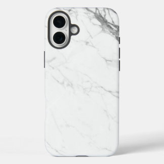 Witte marmer iPhone 16 plus hoesje