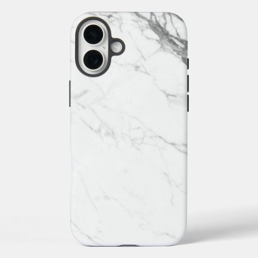Witte marmer Case-Mate iPhone case (Achterkant)