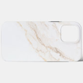 Witte marmer Case-Mate iPhone case (Achterkant (horizontaal))