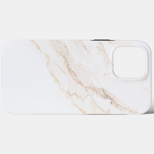 Witte marmer Case-Mate iPhone case (Achterkant (horizontaal))