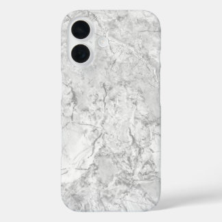 Witte marmer iPhone 16 hoesje