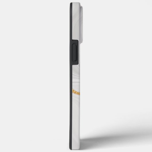 Witte marmer Case-Mate iPhone case (Achterkant / Rechts)