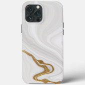 Witte marmer Case-Mate iPhone case (Achterkant)