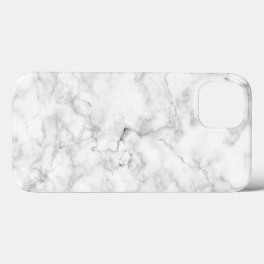 Witte marmer Case-Mate iPhone case (Achterkant (horizontaal))