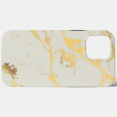 Witte marmer Case-Mate iPhone case (Achterkant (horizontaal))