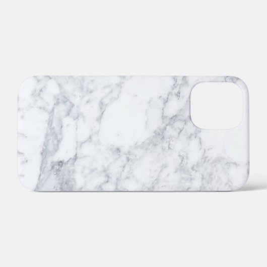 Witte marmer Case-Mate iPhone case (Achterkant (horizontaal))