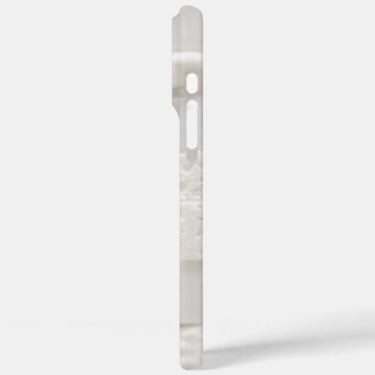 Witte marmer Case-Mate iPhone case (Achterkant / Links)