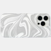 Witte marmer Case-Mate iPhone case (Achterkant (horizontaal))
