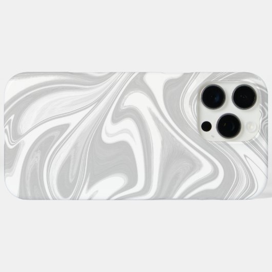 Witte marmer Case-Mate iPhone case (Achterkant (horizontaal))