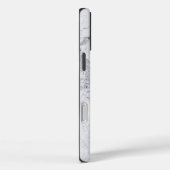 Witte marmer Case-Mate iPhone case (Achterkant / Rechts)