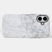 Witte marmer Case-Mate iPhone case (Achterkant (horizontaal))