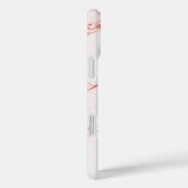 Witte marmer Case-Mate iPhone case (Achterkant / Rechts)