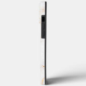 Witte marmer Case-Mate iPhone case (Achterkant / Links)