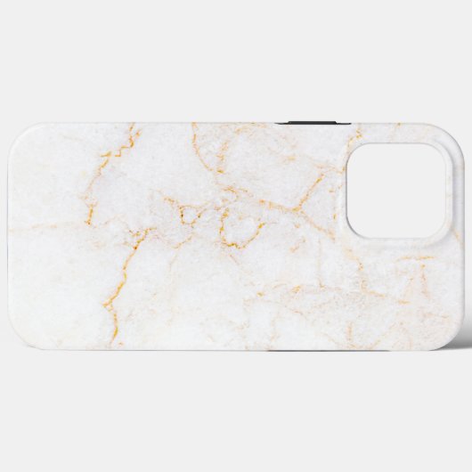 Witte marmer Case-Mate iPhone case (Achterkant (horizontaal))