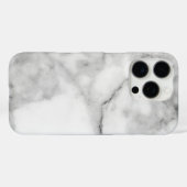 Witte marmer Case-Mate iPhone case (Achterkant (horizontaal))