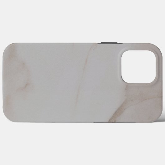 Witte marmer Case-Mate iPhone case (Achterkant (horizontaal))