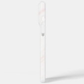 Witte marmer Case-Mate iPhone case (Achterkant / Links)