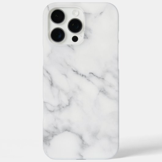 Witte marmer Case-Mate iPhone case (Achterkant)