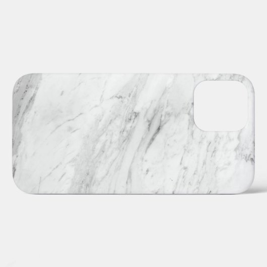 Witte marmer Case-Mate iPhone case (Achterkant (horizontaal))