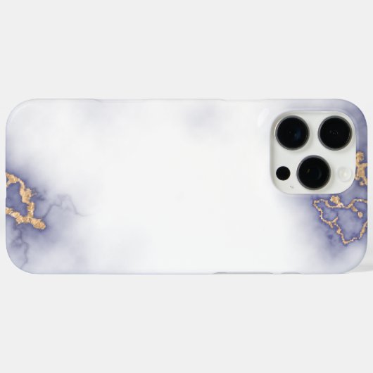 Witte marmer Case-Mate iPhone case (Achterkant (horizontaal))