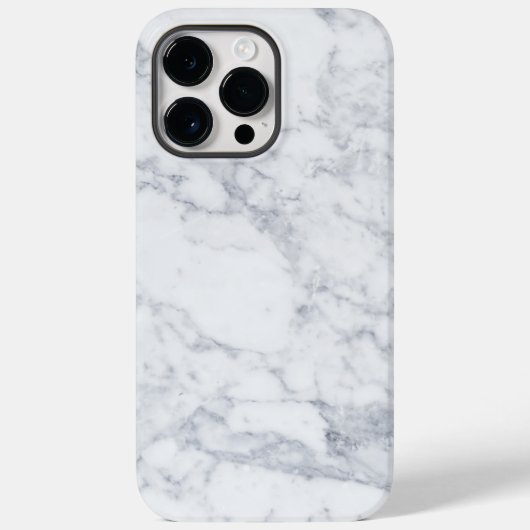 Witte marmer Case-Mate iPhone case (Achterkant)
