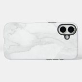 Witte marmer Case-Mate iPhone case (Achterkant (horizontaal))