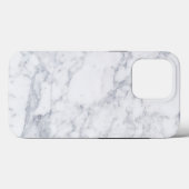 Witte marmer Case-Mate iPhone case (Achterkant (horizontaal))