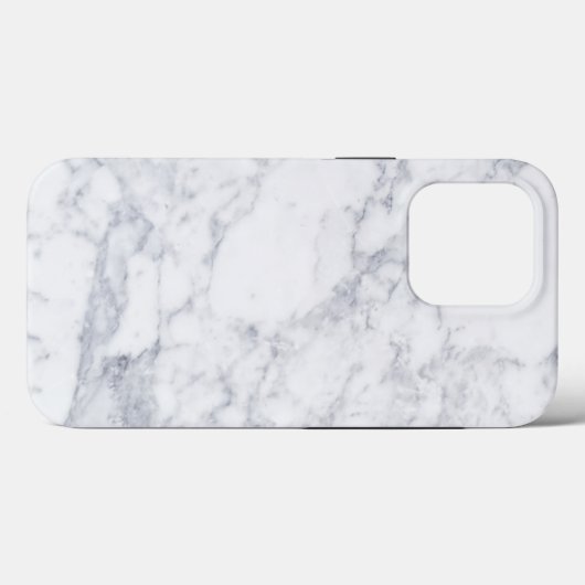 Witte marmer Case-Mate iPhone case (Achterkant (horizontaal))