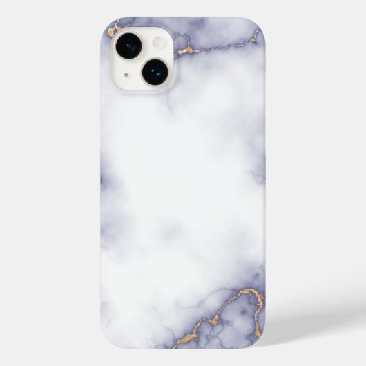 Witte marmer Case-Mate iPhone case (Achterkant)