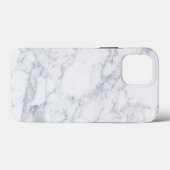 Witte marmer Case-Mate iPhone case (Achterkant (horizontaal))