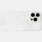 Witte marmer Case-Mate iPhone case (Achterkant (horizontaal))