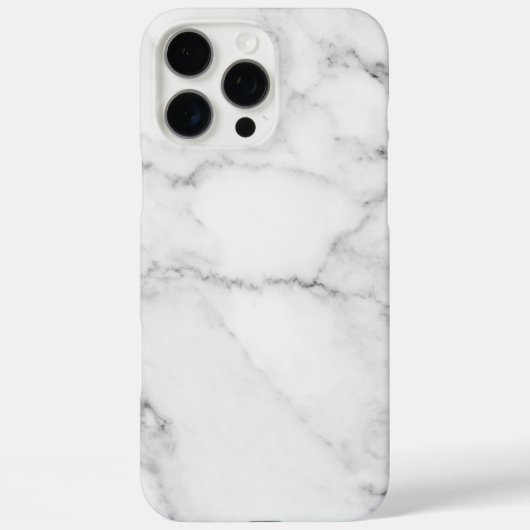 Witte marmer Case-Mate iPhone case (Achterkant)