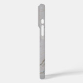 Witte marmer Case-Mate iPhone case (Achterkant / Links)