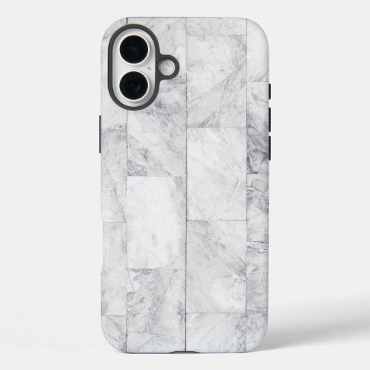 Witte marmer Case-Mate iPhone case (Achterkant)