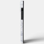 Witte marmer Case-Mate iPhone case (Achterkant / Links)