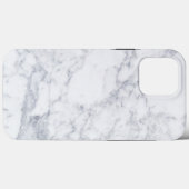 Witte marmer Case-Mate iPhone case (Achterkant (horizontaal))