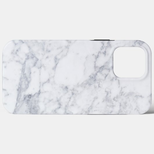 Witte marmer Case-Mate iPhone case (Achterkant (horizontaal))