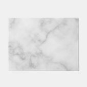 Witte marmer deurmat (Voorkant)
