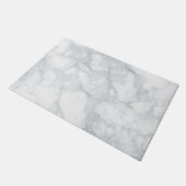 Witte marmer deurmat (Schuin)